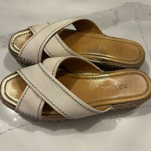 Prada Women's Beige Espadrille Slides